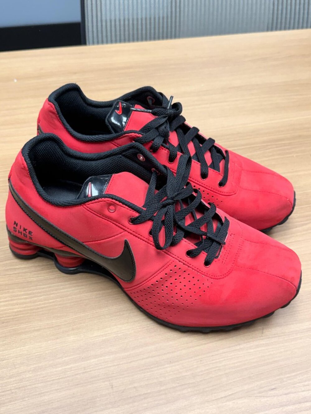 Nike Shox Deliver Sport Red Black 2013